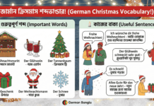 জার্মানিতে ক্রিসমাস: প্রয়োজনীয় শব্দ ও বাক্য শিখুন (German Christmas Vocabulary) জার্মানিতে ক্রিসমাস: প্রয়োজনীয় শব্দ ও বাক্য শিখুন (German Christmas Vocabulary)